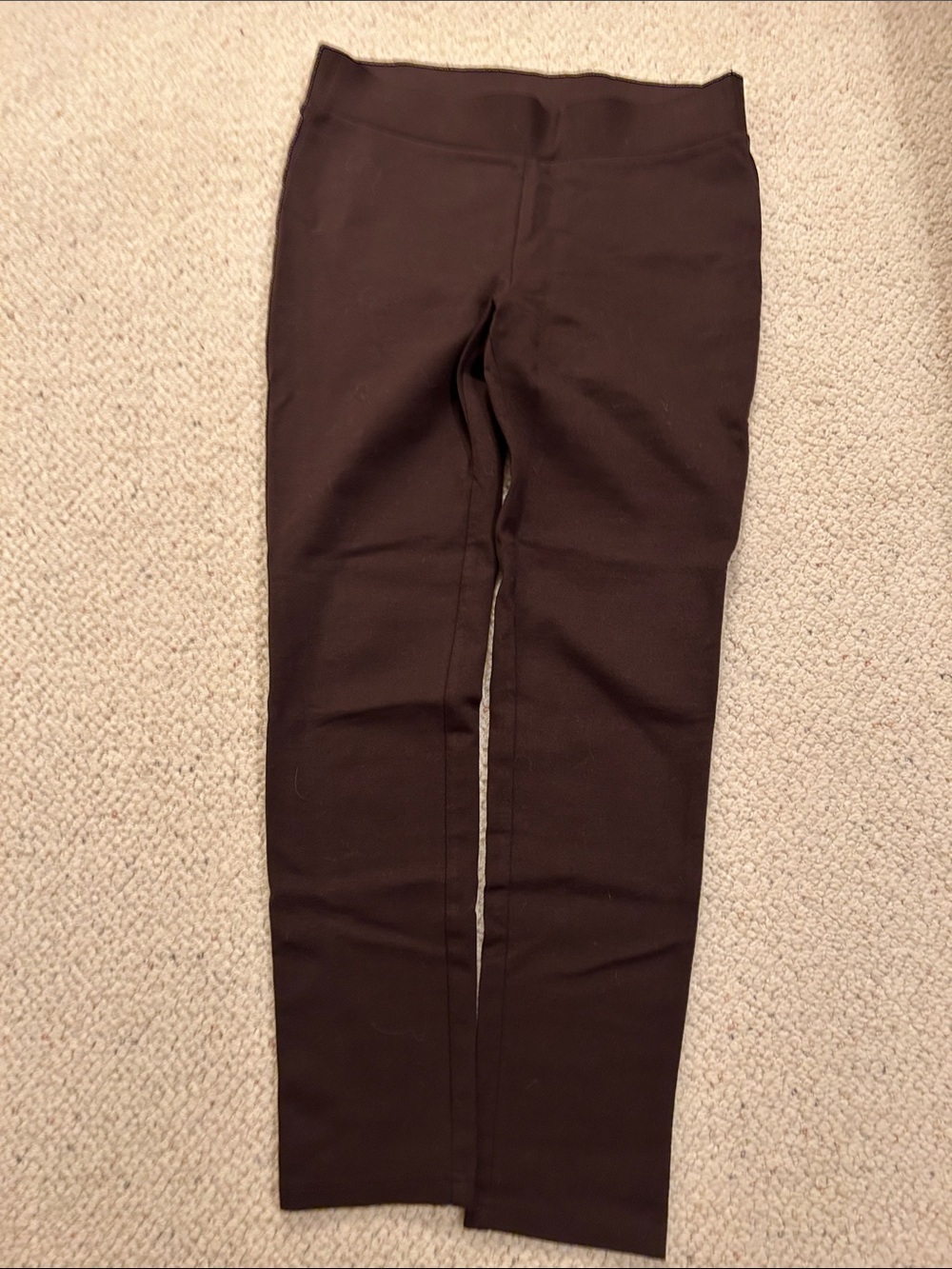 Dark burgundy leggings